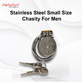 Itspleazure's Stainless Steel Small Size Chasity For Men